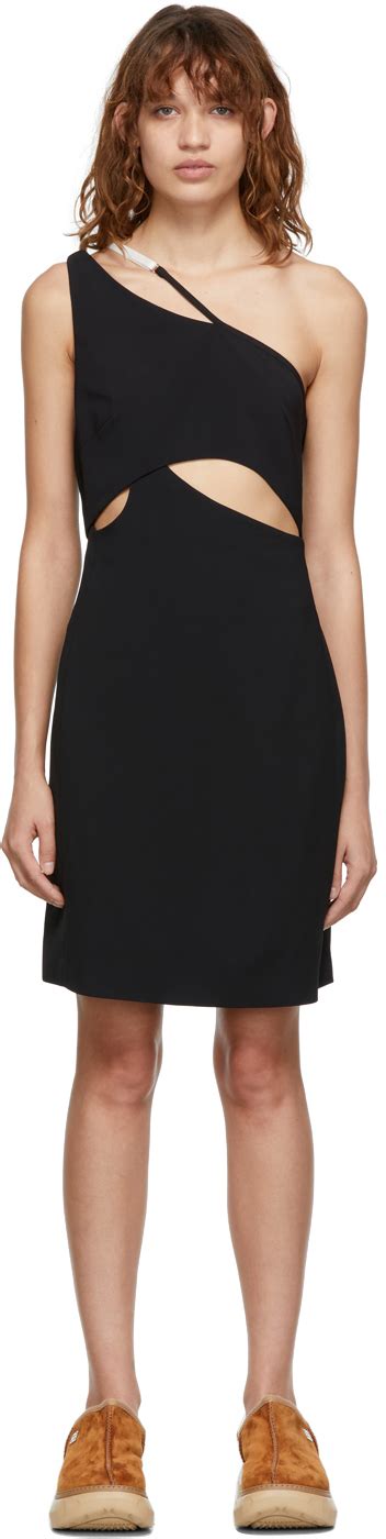 givenchy black dress 2016|Givenchy sleeveless asymmetric hem dress.